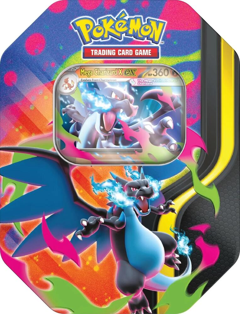 Mega Charizard Tin Mega Charizard X